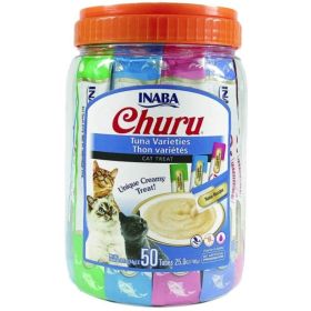 Inaba Churu Tuna Varieties Creamy Cat Treat - 50 count