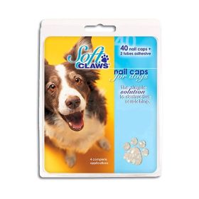 Soft Claws Nail Caps for Cats and Dogs Natural - X-Small