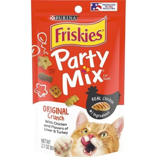 Friskies Party Mix Original Crunchy Cat Treats - 2.1 oz Friskies Party Mix Original Crunchy Cat Treats - 2.1 oz