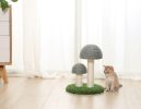 Cat Scratching Post Mushroom, Mini Tower Cat Scratcher Small Cat Tree House Training Toys for Kittens & Small Animals, Scratchers for Indoor Cats - gr