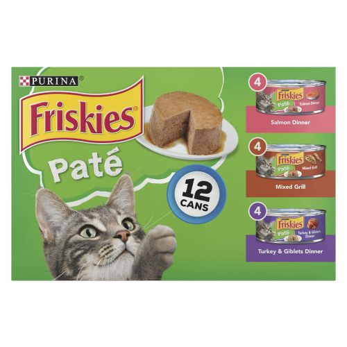 Purina Friskies Wet Cat Food Pate Variety Pack Salmon Turkey and Grilled - Friskies Purina Friskies Wet Cat Food Pate Variety Pack Salmon Turkey and Grilled - Friskies