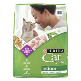 Purina Cat Chow Indoor Hairball & Healthy Weight Dry Cat Food, 15 lb Bag - Cat Chow