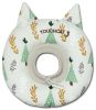 Touchcat 'Ringlet' Licking and Scratching Adjustable Pillow Cat Neck Protector - White - Small