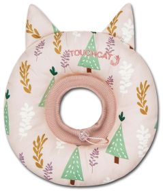 Touchcat 'Ringlet' Licking and Scratching Adjustable Pillow Cat Neck Protector - Pink - Medium