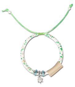 Touchcat Lucky Charms Designer Cable Necklace Cat Collar - Green