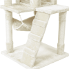 51" Cat Tree with Hammock and Scratching Post Tower - Beige