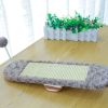 Cat Toy Scratcher with Ball Interactive Durable Kitty Seesaw Scratching Pad Pet Scratch Sofa Bed for Small Medium Cats - brown