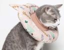 Touchcat 'Ringlet' Licking and Scratching Adjustable Pillow Cat Neck Protector - Blue - Small