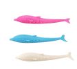 Cat Toothbrush Fish Shape with Catnip Pet Eco-Friendly Silicone Molar Stick Teeth Cleaning Toy for Cats - white