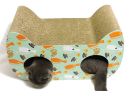 Cat Scratching Posts Cat Scratch Pad Cat Scratcher with Catnip Cat Toy Scratch Board Lounge Corrugated Cardboard with Natural Catnip Bell Ball Toy - c