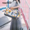 Touchcat 'Tote-Tails' Designer Airline Approved Collapsible Cat Carrier - Yellow