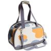 Touchcat 'Tote-Tails' Designer Airline Approved Collapsible Cat Carrier - White