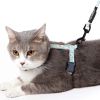 Touchcat 'Radi-Claw' Durable Cable Cat Harness and Leash Combo - Sky Blue - Medium