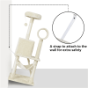 51" Cat Tree with Hammock and Scratching Post Tower - Beige