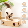 New MewooFun Cat Toys Interactive Whack-a-mole Solid Wood Toys for Indoor Cats Kitten Catch Mice Game US Stock Dropshippin WG320 - WG320