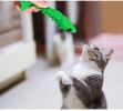 Lobster Shape Cat Toothbrush Interactive Chewing Catnip Toy Dental Care for Kitten Teeth Cleaning Leaky Food Device Natural Rubber Bite Resistance - l