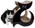 Pet Life Purresque Ultra Premium Fashion Designer Lounger Cat Scratcher - CTS4BK