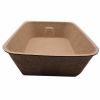 Disposable Cat Litter Box (5 Pack of Trays) Eco Friendly 100% Recycled Paper Cat Tray (Shipment From FBA) - Brown