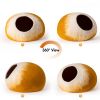 MewooFun Trendy Felt Cat Bed Cave Round Nest Wool Bed Gray for Cats and Kittens - WP052