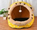 Pet Cat Warm Pet Bed, Kennel Tent House Pet Bed, Cat Bed Winter Super Soft Pet Bed for Dogs Kitten, Self Warming and Improved Sleep Pets Bed - Small