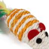 Pet Cat 21 PCS Toy Set Mouse Plush Toys Feather Two Way Tunnel Scratchers Bell Toys Teasing Wands Toys Set - 21 Pieces Set