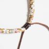 Touchcat Lucky Charms Designer Cable Necklace Cat Collar - Yellow - Brown