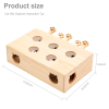 New MewooFun Cat Toys Interactive Whack-a-mole Solid Wood Toys for Indoor Cats Kitten Catch Mice Game US Stock Dropshippin WG320 - WG320