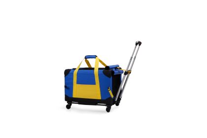 Portable Car Pet Trolley Bag For Going Out (Option: Blue-Hidden)