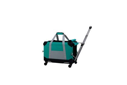 Portable Car Pet Trolley Bag For Going Out (Option: Green-Hidden)