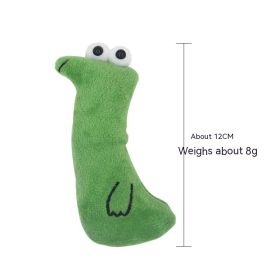 Pet Plush Toy Bite-resistant Catnip (Option: Green Naughty Snake)