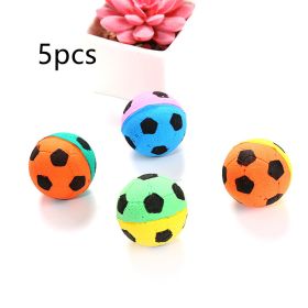 Foam Marbles Football Modeling Cat Toy (Option: 5pcs)