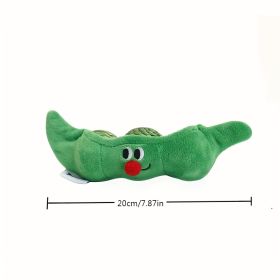 Pet Toys Bite Resistant Sisal Toy Ball Pea-pod Toy Cat Toy Storage Cat Self Hi Toy Pet Supplies (Color: Green)