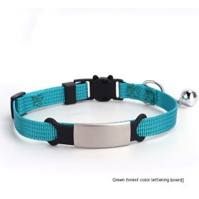 8-color Cat Collar With Detachable Buckle (Color: Blue)